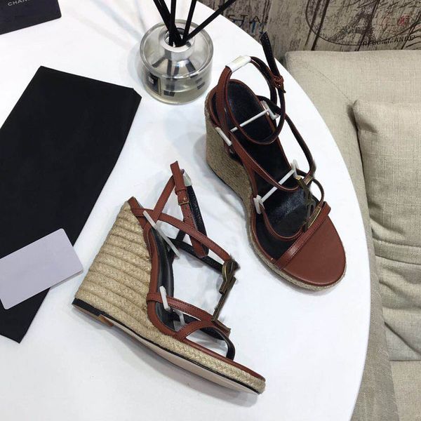 

women slope heel dress sandals strap with pointed party weave leather bottom pumps wedding shoes, Black