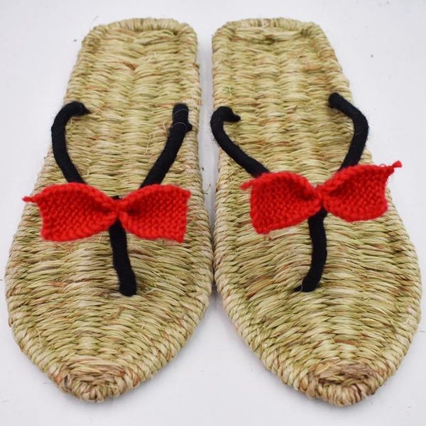 

slippers agesea summer hand-woven indoor home sandals chinese style retro tide men and women 2021 couple shoes, Black