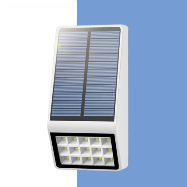 

solar lamps garden light waterproof radar sensor 15 led outdoor wall fence lamp decoration christmas