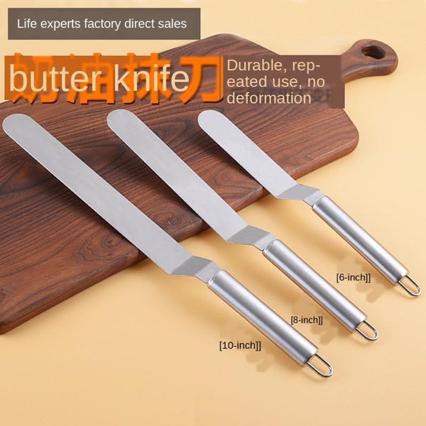 

cake decorating tools stainless steel baking & pastry portable cream spatula butter accessories kitchen gadgets other bakeware