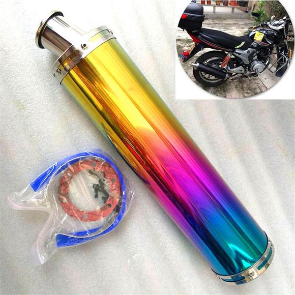 

motorcycle modified exhaust pipe stainless steel fried street sports car sound for cb400xjr400 back pressure system