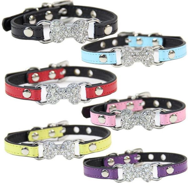 

pet collar teddy dog kitten diamond necklace collars & leashes