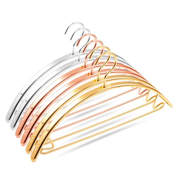 

hangers & racks 2021 no shoulder marks hanger aluminum alloy househsold space saving suitable for sweater coat pants shirt @ls