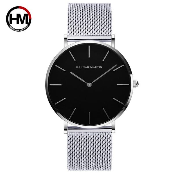 

wristwatches men watches japan quartz movement simple causal fashion stainless steel brand waterproof sports, Slivery;brown