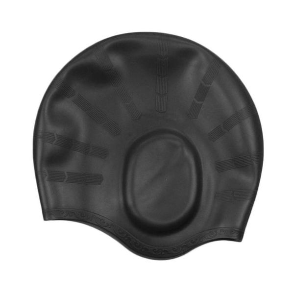 

swimming caps silicone ear can be used by men and women. waterproof diving o0g4