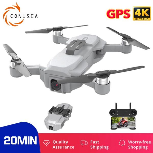 

conusea icat1 pro mini drone 4k with camera hd pgraphy 5g wifi fpv gps dronesbrushless motor motor follow me rc quadcopter