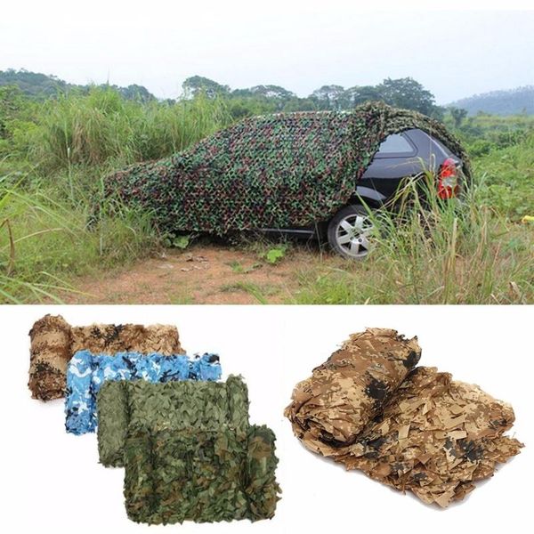 

2x3m camouflage netting woodland army trainning camo sunscreen net car covers camping sun shelter tent for hunting hide tents and shelters