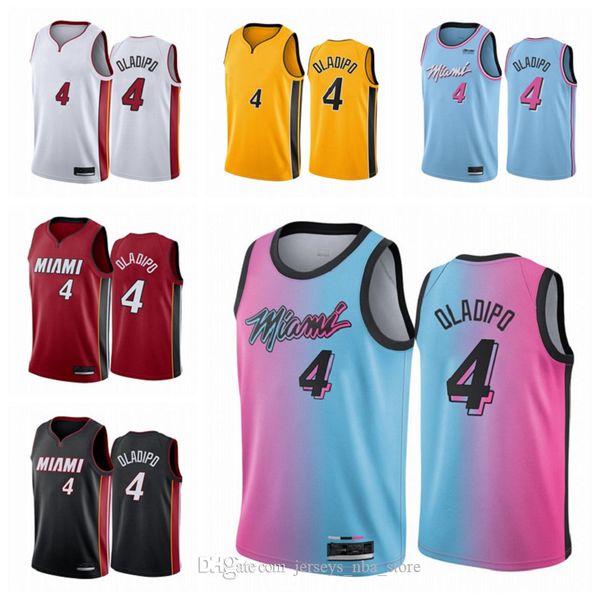 

victor oladipo miami heat men gold earned 2021 trade edition basketball jersey, Black;red