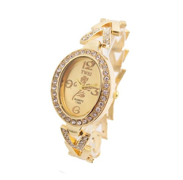 

wristwatches s fashion flower gold plated watch women laides crystal dress quartz relogio feminino 1399, Slivery;brown