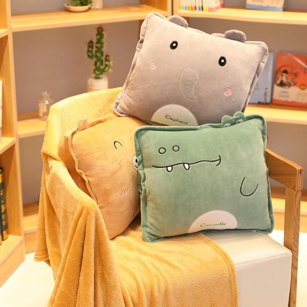 

cushion/decorative pillow 2021 cartoon cute quilt air conditioner car three-in-one office supplies