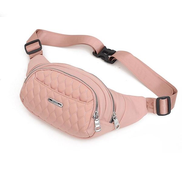 

waist bags nylon travel woman fanny pack multi storey women's bag 8 colors trend chest women 2021 fashion black packs