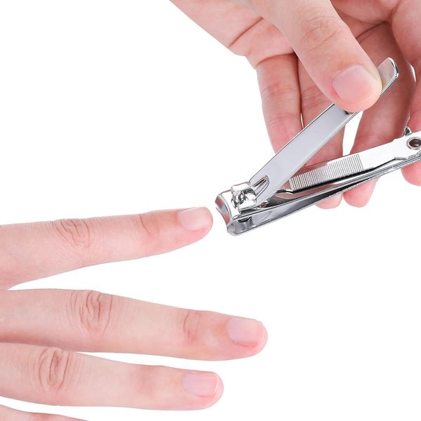 

drillpro professional stainless steel fingernail toenail nail clipper cutters silver tone