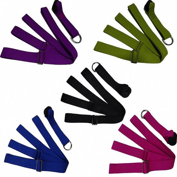 

yoga stretch belt extender strap rope fitness gym dance training exercise leg stretcher equipment resistance bands