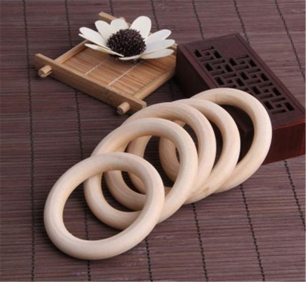 

napkin rings 24 / pcs log color wood ring diy jewelry deskdecoration