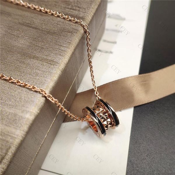 

chains s925 sterling silver low luxury ring necklace shape simple and individual style pendant attend the banquet holiday gift