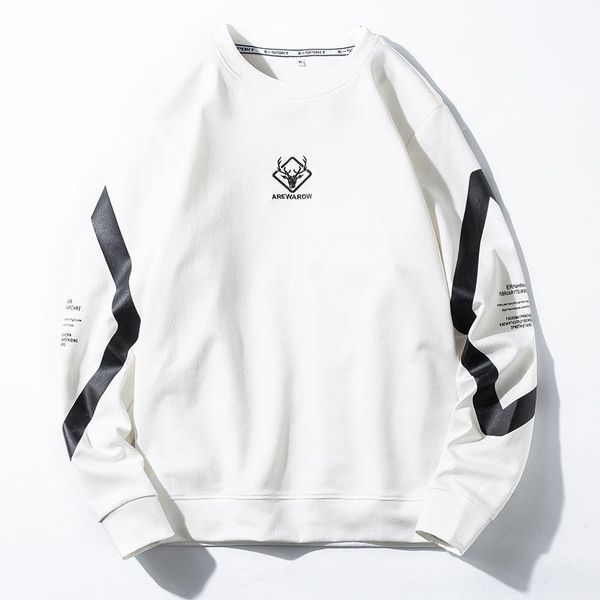 

arrival fashion mens casual long sleeve clothing o-neck spring and autumn sweatshirt size m  xl 2xl 3xl men's hoodies & sweatshirts, Black