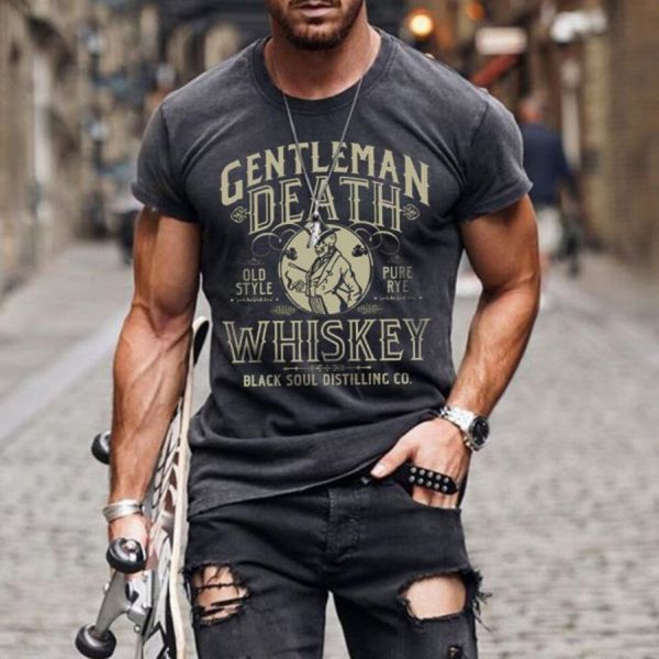 

death original 3d printing t-shirt unique fashion beautiful breathable comfortable daily party travel visual impact gothic style mens short, White;black