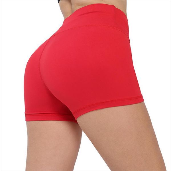 

solid skinny fitness shorts womens jumpsuit high waist push up workout casual elastic quick drying summer, Black;white