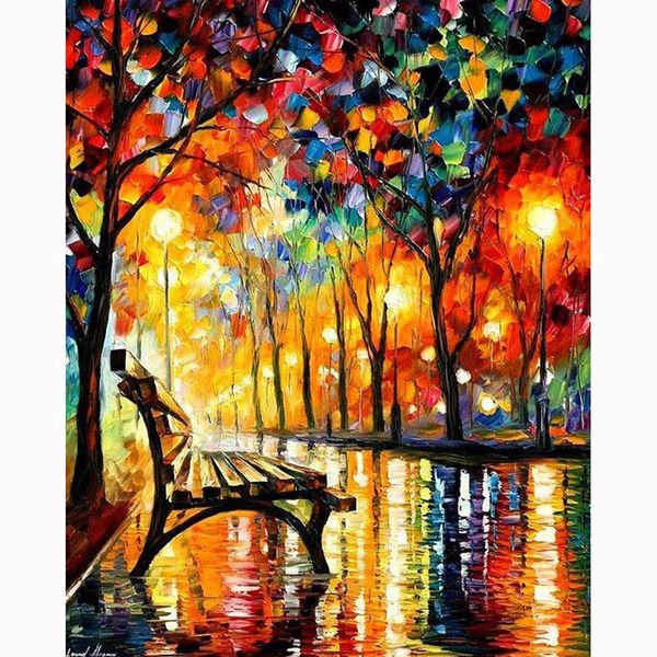 

diamond painting 5d diy full square quiet garden mosaic rhinestone embroidery cross stitch home decor gift kbl
