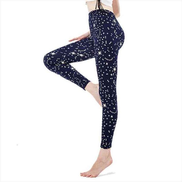 

women polyester leggings pants push up fitness gym running printed workout femme high waist autumn warm clothing, Black