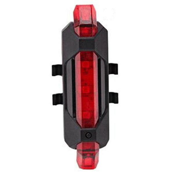 

rechargeable bicycle folding lamp red tail mountain warning bike lights