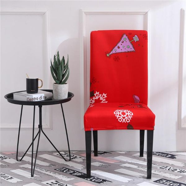 

chair covers 1pc stretch dining all-inclusive slipcovers christmas decorations for home european and american seat f1010