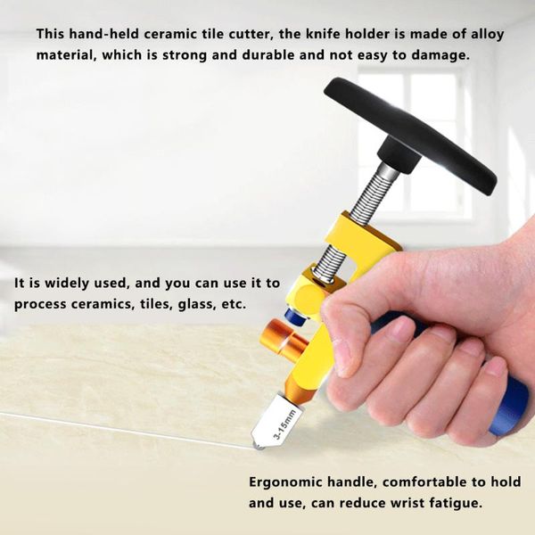 

machining professional easy glide glass tile cutter 2 in 1 ceramic cutting one-piece portable tool