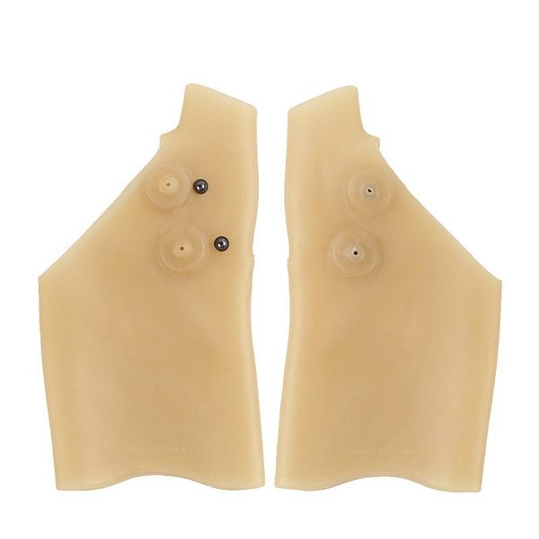 

wrist support glove netic therapy pain relief hand thumb gloves, Black;red