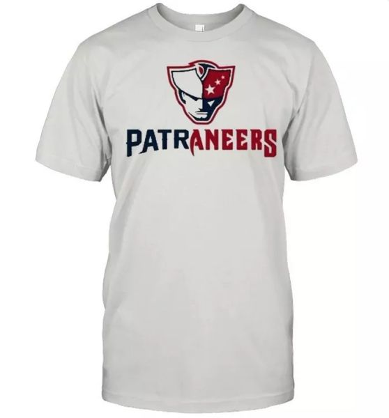 

Patraneers new england tampa bay florida football 2021 T-shirt, White;black