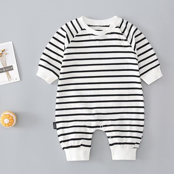 

jumpsuits baby clothes spring stripes children's boys' romper, Blue