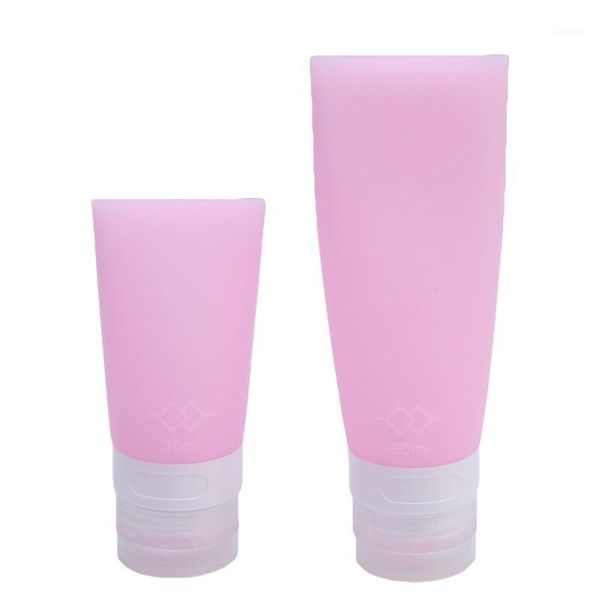 

storage bottles & jars 38ml/80ml cute mini travel silicone packing bottle lotion shampoo tube container qw674579