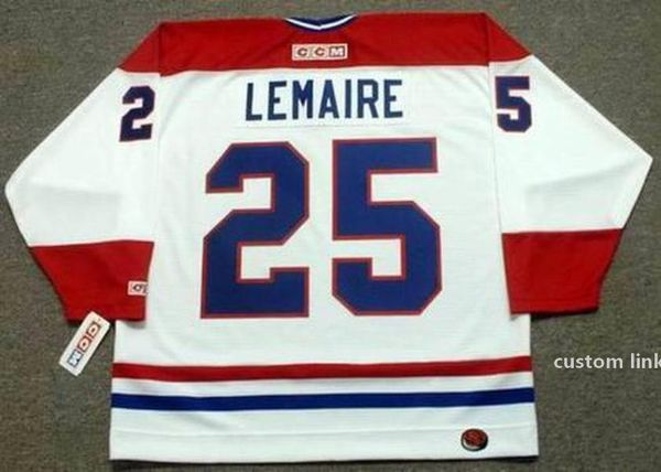 

men women kids jacques lemaire montreal canadiens 1978 ccm turn back home hockey jersey all stitched quality any name any number., Black;red