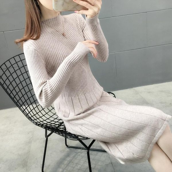 

women's vests 4851a area 8 left] - real po solid half high collar a wool dress 45, Black;white