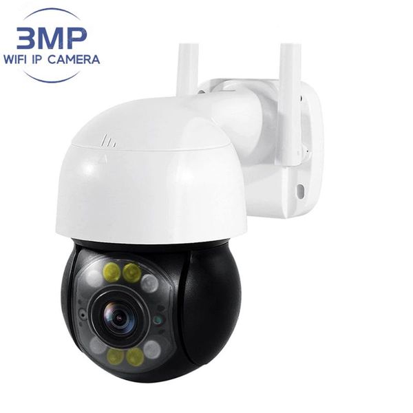 

security wifi camera externa 360 ptz ip outdoor surveillance auto tracking 3mp hd wireless waterproof infrared night vision cameras