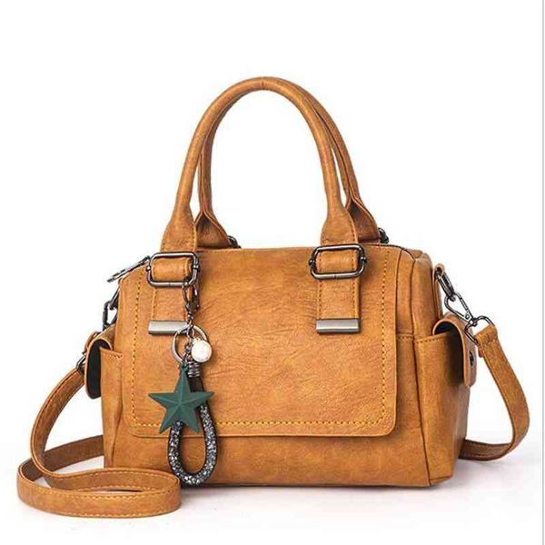 

evening bags 2021 woman bag fashion soft leather handbag shoulder bags casual sweet lady large capacity messenger s3wy