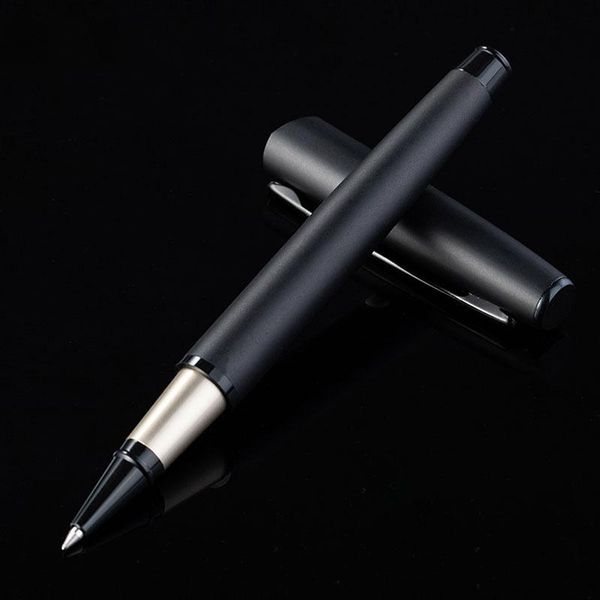 

ballpoint pens luxury quality metal pen business office school stationery 0.5mm signature writing exam for gifts, Blue;orange