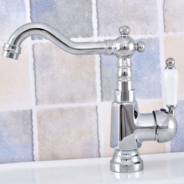 

bathroom sink faucets polished chrome brass kitchen faucet &cold mixer tap single hole lsf641