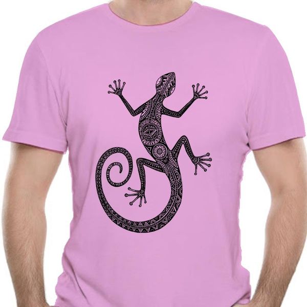 

men's t-shirts tribal lizard design tattoo large print t-shirt - hipster tattoos fashion tee shirt 2568m, White;black