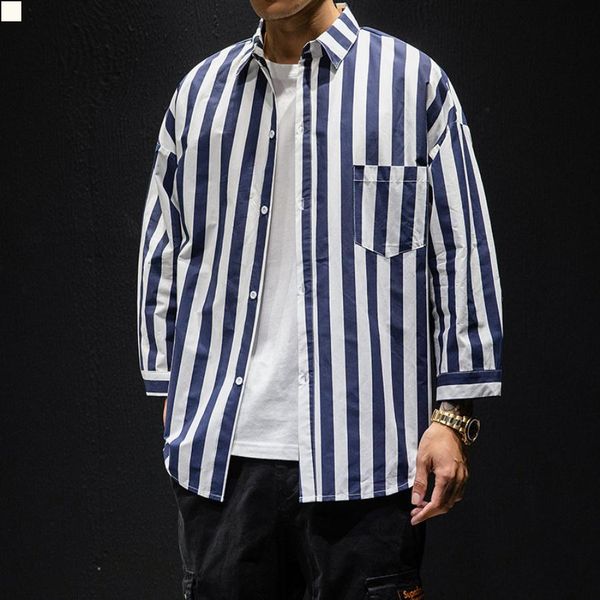 

collared cardigan fashion men clothing t shirts men's button up summer vintage clothes luxurys crop man camisas de hombre 2021 xw233, White;black
