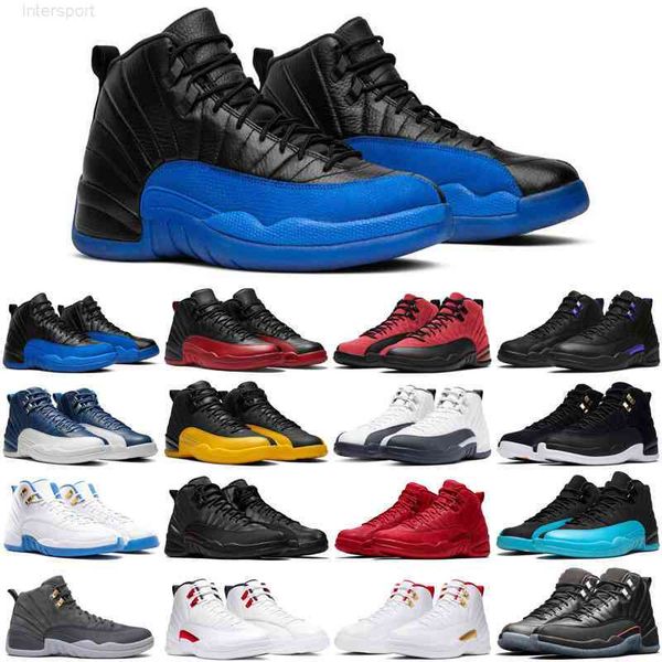 

jordens 4 12 12s mens basketball shoes utility twist playoffs royalty reverse flu game dark concord men trainers sports sneakers size 7-13 0, Black