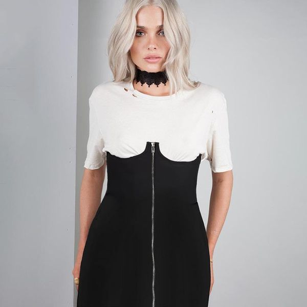 

skirts women's skirt summer pure black female split clothing apparel products street mini large size clothes and