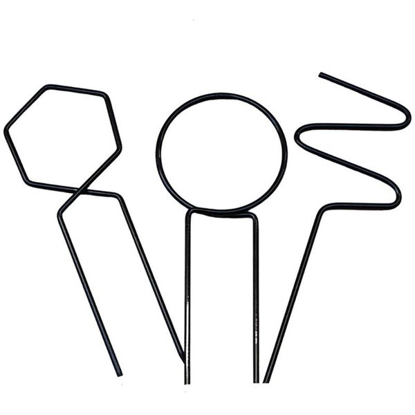 

other garden supplies 3pcs metal irregular plant support stake stand for diy potted climbing plants flower vegetables vine rack