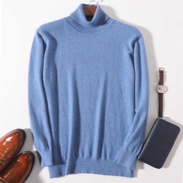 

men's sweaters 2021 high lapel cashmere sweater spring autumn warm base shirt knitted 100% pure wool loose pullover large size 16 top, White;black