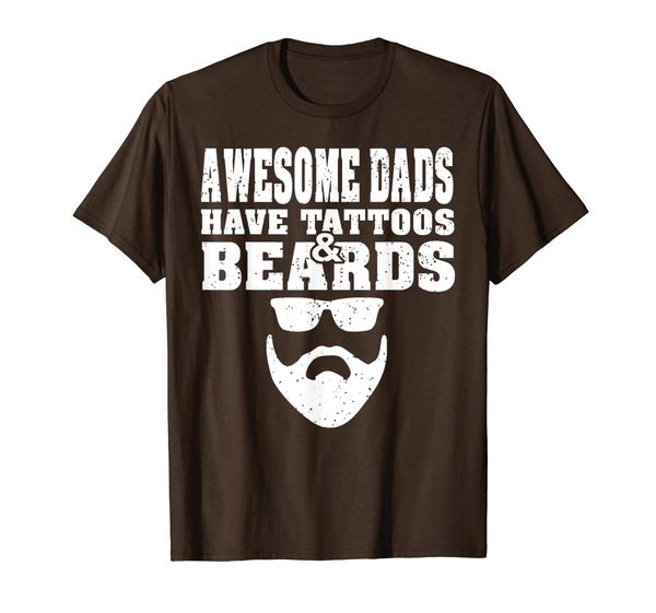 

Awesome Dads have Tattoos And Beards Vintage father' day T-Shirt, Mainly pictures