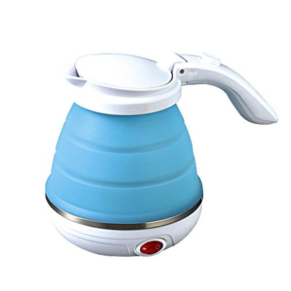 

portable electric collapsible kettle travel silicone folding camping mini water boiler tea bottle