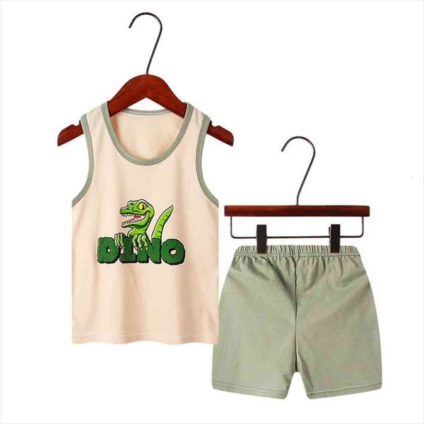 

styles baby boys clothes sleeveless 2 pcs vest shorts sets 100% cotton children fashion clothing cartoon o neck, White
