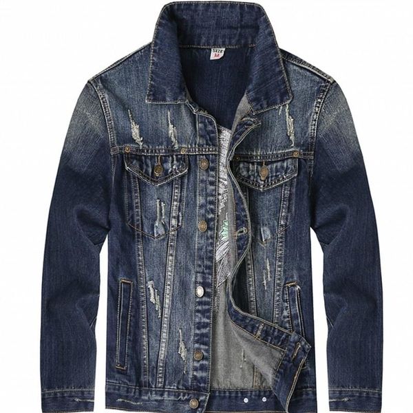 

men's tracksuits spring est fashion sets vintage embroidery punk style long sleeve campera hombre hole ripped denim pants man suit, Gray