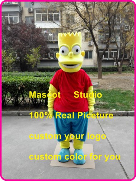 

mascot doll costumebart mascot costume custom size cartoon character kits mascotte carnival costume41566, Red;yellow