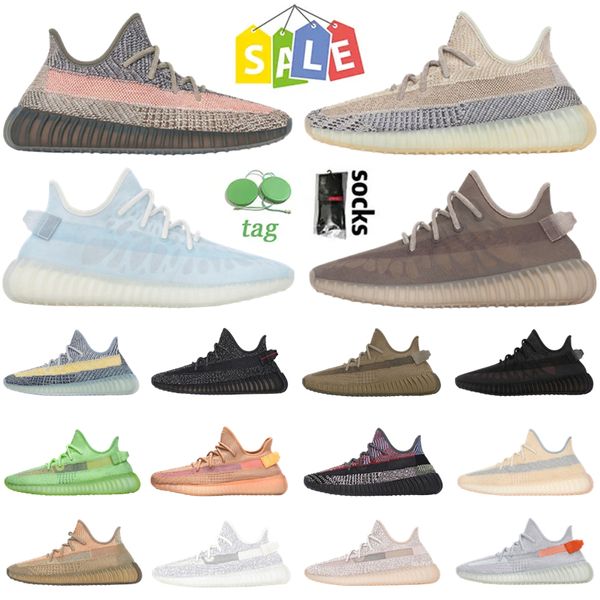 

2022 mx rock running shoes kanye west mono ice clay fade mist black ash blue pearl stone belgua cinder zebra yecheil static sports women men
