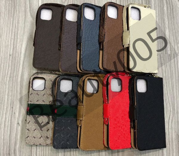 

classic designer phone case for iphone 13 pro max 12 pro max mini 11 pro xs max xr x 7 8 plus flip leather case for samsung s10 20 note 10 b